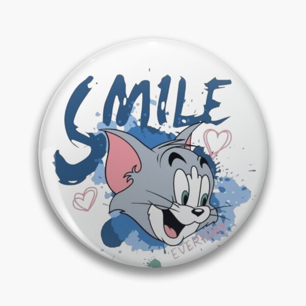 Item preview, Happy Smiley Tom Cat | Cute Cartoon Cat Smile | Funny Positive Graphic designed and sold by RajDeals.