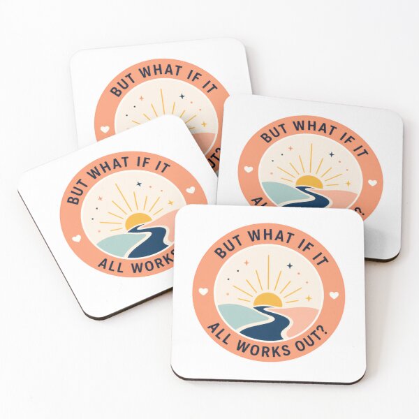 Item preview, But What If It All Works Out? Optimism Mental Health Positive Affirmation designed and sold by HumansStuck12.