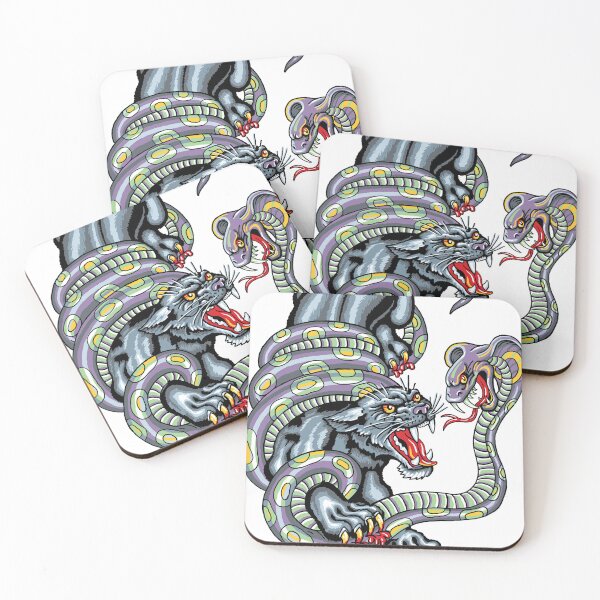 Item preview, Predator Instinct – Panther vs Snake designed and sold by GunazaArt.