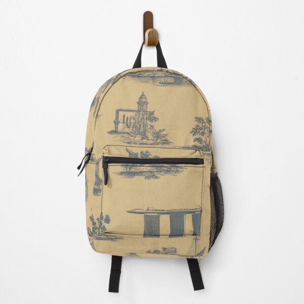 Item preview, Toile de Jouy - Singapore - A Modern Interpretation Using AI designed and sold by SorryFrog.