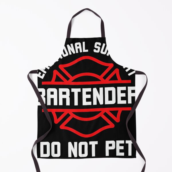 Item preview, Emotional Support Bartender Do Not Pet Bartender Profession Funny Quote designed and sold by Hugosploosh.
