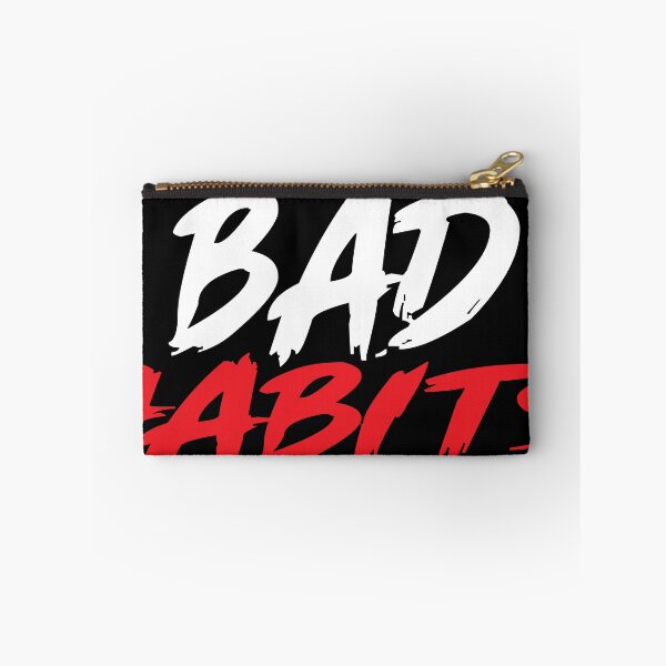 Item preview, Bad Habits T-Shirt  Funny Introvert Humor Minimal Typography Design designed and sold by Artimax-Studio.