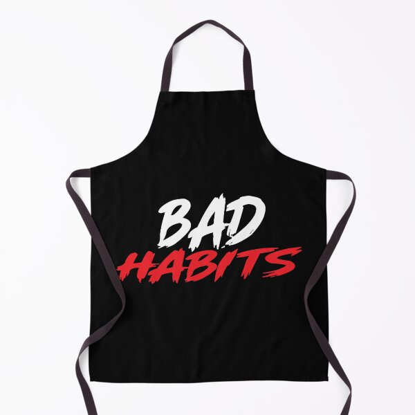 Item preview, Bad Habits T-Shirt  Funny Introvert Humor Minimal Typography Design designed and sold by Artimax-Studio.