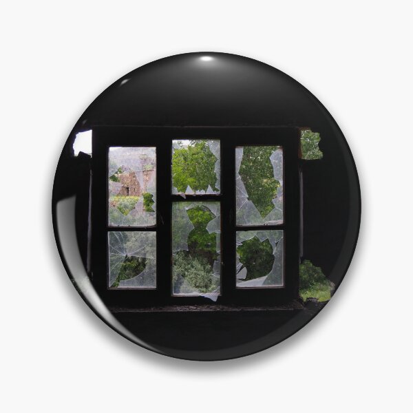 Item preview, Broken Window Looking Out to Nature from an Abandoned Building designed and sold by onubi.
