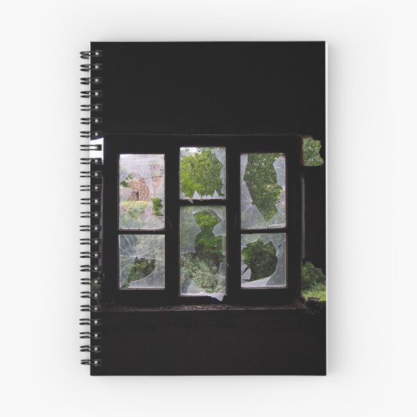 Item preview, Broken Window Looking Out to Nature from an Abandoned Building designed and sold by onubi.