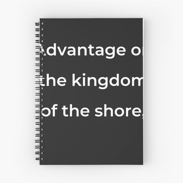 Item preview, “Advantage on the kingdom of the shore,” - print white designed and sold by ariksworld.