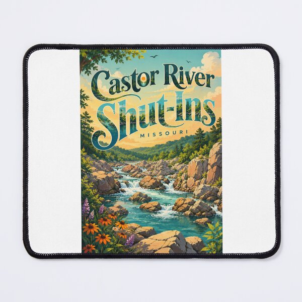 Item preview, Castor River Shut-Ins Missouri Ozark Highlands Scenic Landscape designed and sold by Places On Earth.