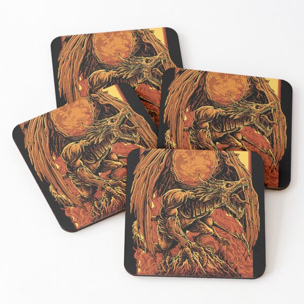 Item preview, Infernal Dragon Beneath the Blood Moon designed and sold by arzemashouty.