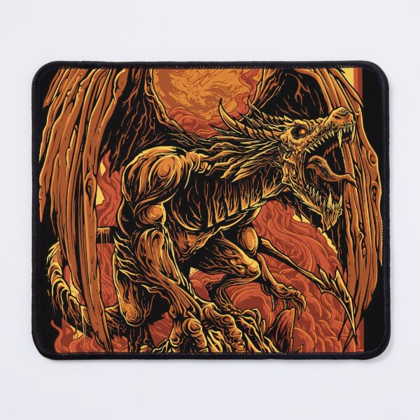 Item preview, Infernal Dragon Beneath the Blood Moon designed and sold by arzemashouty.