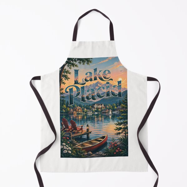 Item preview, Lake Placid Adirondack Mountains New York Waterfront Escape designed and sold by Places On Earth.
