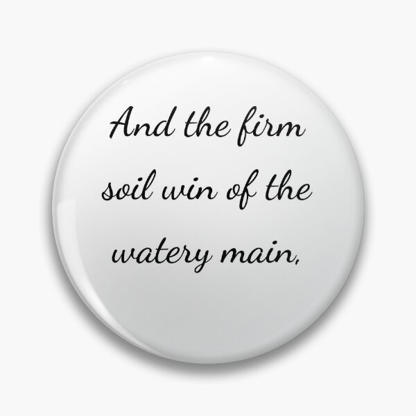 Item preview, “And the firm soil win of the watery main,” - handwriting black designed and sold by ariksworld.