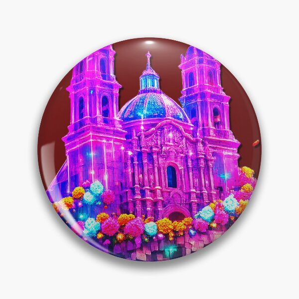 Item preview, Basílica de Nuestra Señora del Refugio - Floating Neon Surrealism designed and sold by A E S T H E T A T A G.