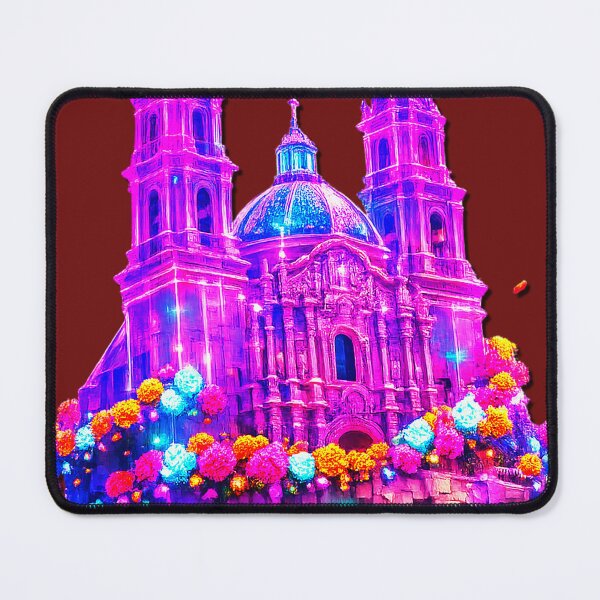 Item preview, Basílica de Nuestra Señora del Refugio - Floating Neon Surrealism designed and sold by A E S T H E T A T A G.