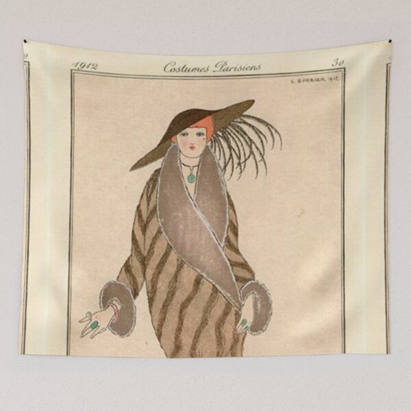 Item preview, Costumes Parisiens Fashion Illustration designed and sold by SharonTheFirst.