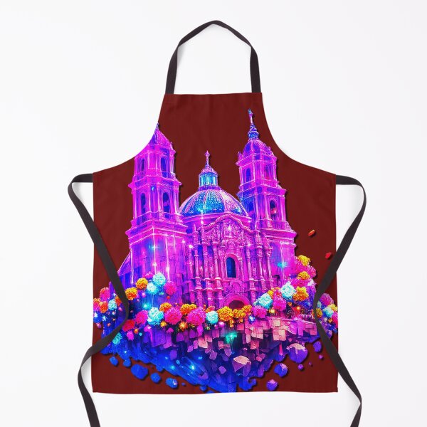 Item preview, Basílica de Nuestra Señora del Refugio - Floating Neon Surrealism designed and sold by A E S T H E T A T A G.