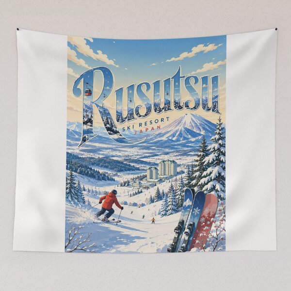 Item preview, Rusutsu Ski Resort Hokkaido Japan Mountain Adventure designed and sold by Places On Earth.