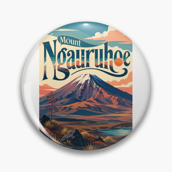 Item preview, Mount Ngauruhoe Tongariro National Park New Zealand Volcanic Peak designed and sold by Places On Earth.