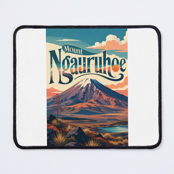Item preview, Mount Ngauruhoe Tongariro National Park New Zealand Volcanic Peak designed and sold by Places On Earth.