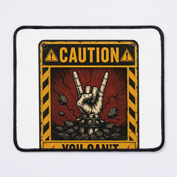 Item preview, Caution You Can't Kill The Metal Metalhead Rock Music Fan designed and sold by HumansStuck12.