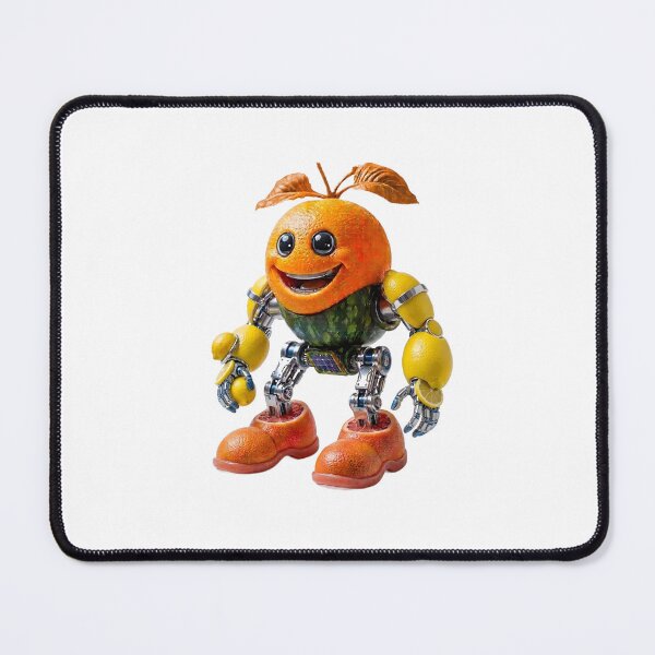 Item preview, Cute Orange Fruit Robot Character Art designed and sold by Sem_Bregs.