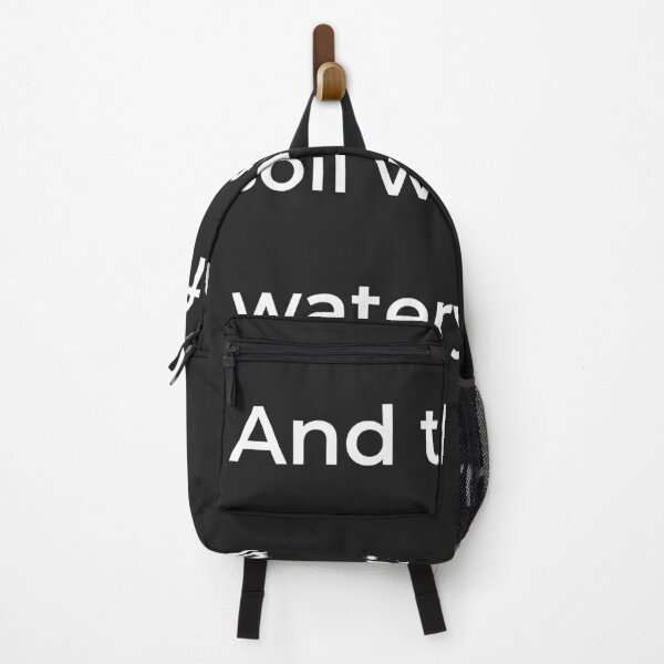 Item preview, “And the firm soil win of the watery main,” - print white designed and sold by ariksworld.