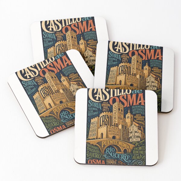 Item preview, Castillo de Osma Soria Castilla y León Spanish Heritage designed and sold by Places On Earth.