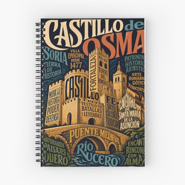 Item preview, Castillo de Osma Soria Castilla y León Spanish Heritage designed and sold by Places On Earth.