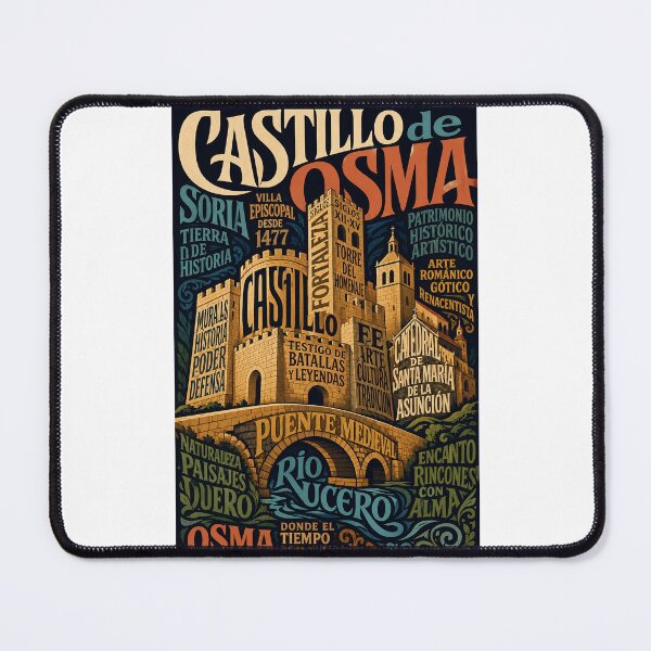 Item preview, Castillo de Osma Soria Castilla y León Spanish Heritage designed and sold by Places On Earth.