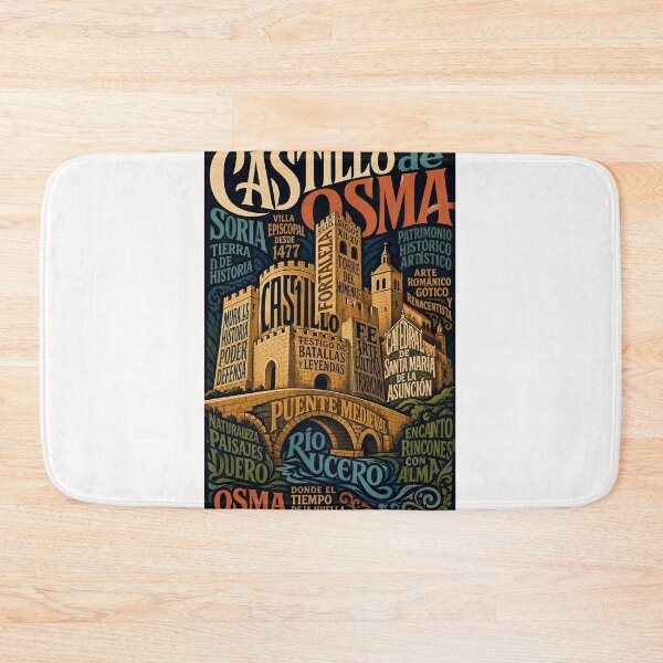 Item preview, Castillo de Osma Soria Castilla y León Spanish Heritage designed and sold by Places On Earth.
