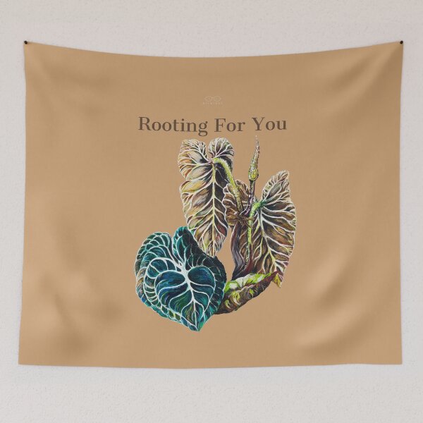 Item preview, Rooting For You Plant Lover T-Shirt – Philodendron & Anthurium Botanical Support Quote designed and sold by NIEWIDAC.studio.