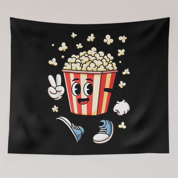 Item preview, Popcorn Character Movie Lover Cinema Snack designed and sold by Hugosploosh.