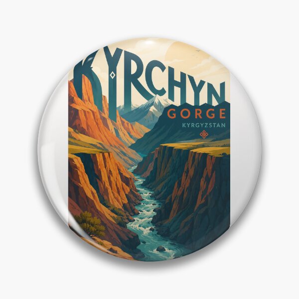 Item preview, Kyrchyn Gorge Tian Shan Kyrgyzstan Mountain Valley designed and sold by Places On Earth.
