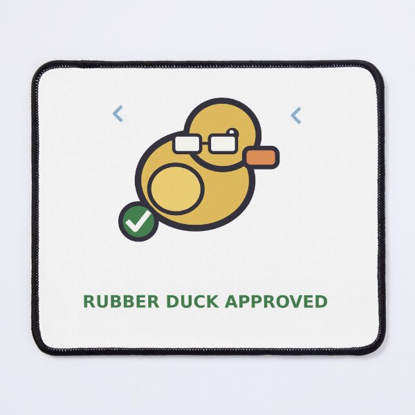 Item preview, Rubber Duck Approved — Funny Programmer Debugging Design, Developer Gift designed and sold by QuirkyCartel.