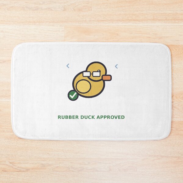 Item preview, Rubber Duck Approved — Funny Programmer Debugging Design, Developer Gift designed and sold by QuirkyCartel.