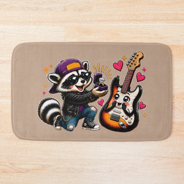Item preview, Funny Engagement Gift Rock Raccoon Design designed and sold by OMdesign10.