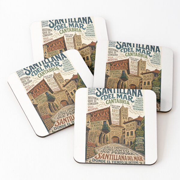 Item preview, Santillana del Mar Cantabria Medieval Historic Village Spain designed and sold by Places On Earth.