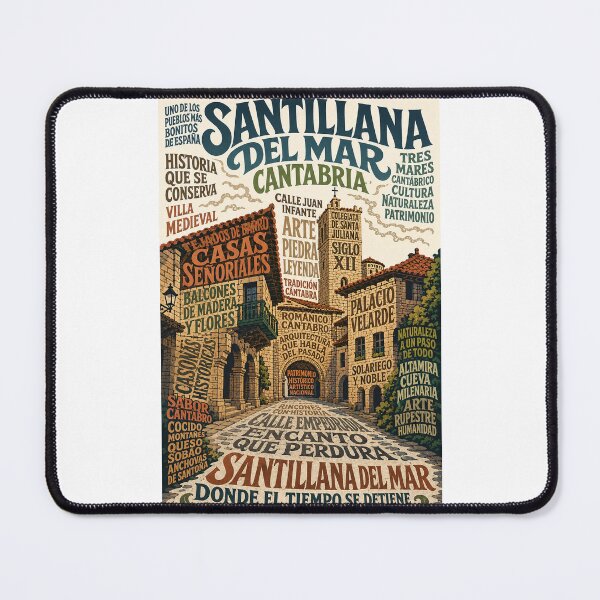 Item preview, Santillana del Mar Cantabria Medieval Historic Village Spain designed and sold by Places On Earth.