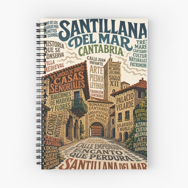 Item preview, Santillana del Mar Cantabria Medieval Historic Village Spain designed and sold by Places On Earth.