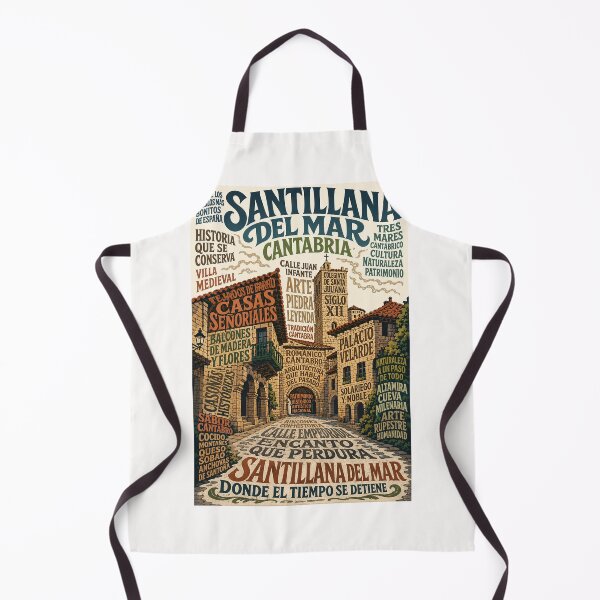 Item preview, Santillana del Mar Cantabria Pueblo Histórico Medieval España designed and sold by Places On Earth.
