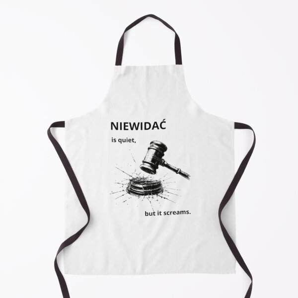 Item preview, NIEWIDAĆ is Quiet But It Screams - Emotional Minimalist Quote designed and sold by NIEWIDAC.studio.