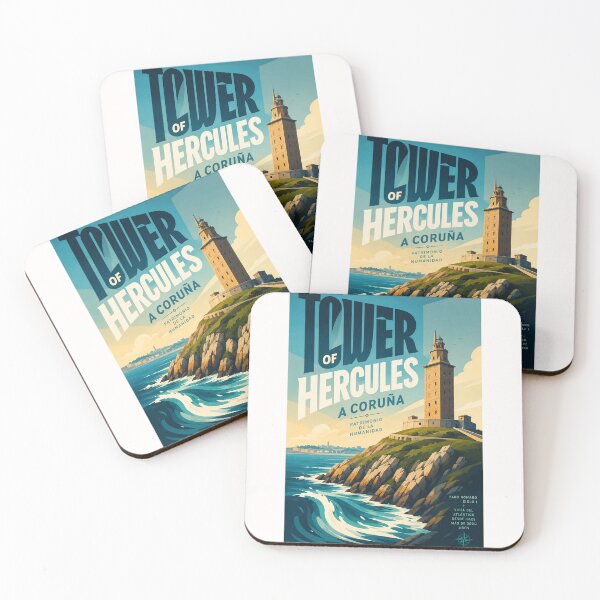 Item preview, Tower of Hercules Lighthouse A Coruña Galicia Atlantic Coast UNESCO Heritage Spain designed and sold by Places On Earth.