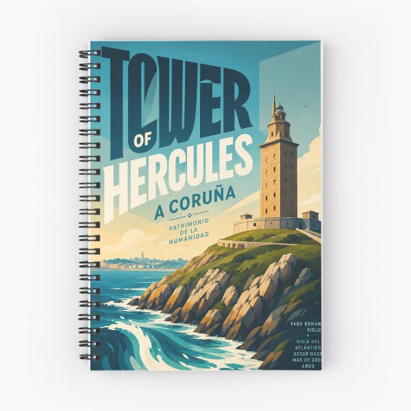 Item preview, Tower of Hercules Lighthouse A Coruña Galicia Atlantic Coast UNESCO Heritage Spain designed and sold by Places On Earth.