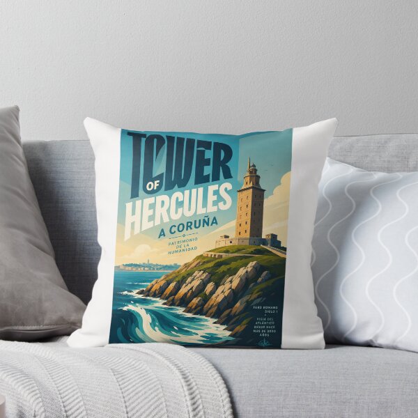 Item preview, Tower of Hercules Lighthouse A Coruña Galicia Atlantic Coast UNESCO Heritage Spain designed and sold by Places On Earth.