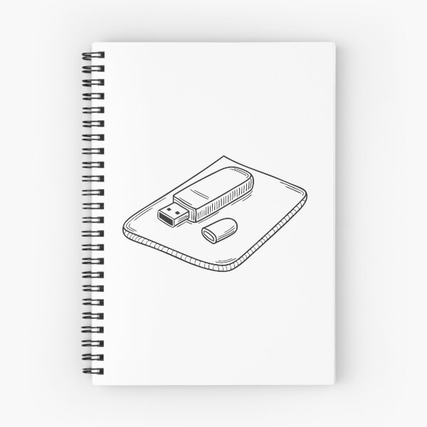 Item preview, A USB drive close to a mouse pad on the desktop designed and sold by rasagamastore.