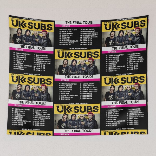 Item preview, Fivuk Uk Subs Brand New Age 40Th Anniversary Concert 2022 designed and sold by Spotted-Merch.