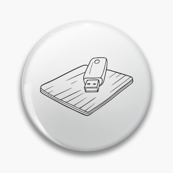 Item preview, A desktop mat near a resting USB stick designed and sold by rasagamastore.