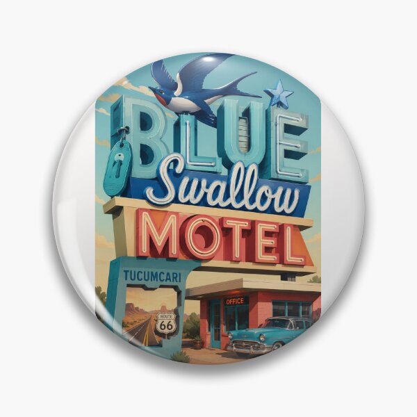 Item preview, Blue Swallow Motel Tucumcari New Mexico Route 66 Landmark designed and sold by Places On Earth.