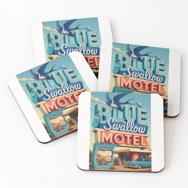 Item preview, Blue Swallow Motel Tucumcari New Mexico Route 66 Landmark designed and sold by Places On Earth.