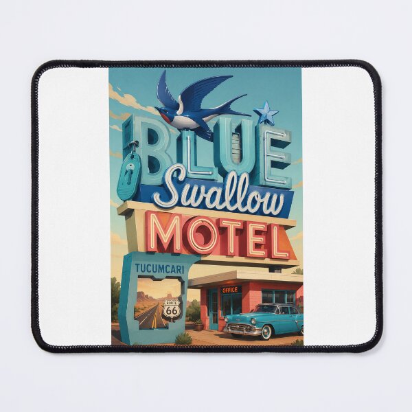 Item preview, Blue Swallow Motel Tucumcari New Mexico Route 66 Landmark designed and sold by Places On Earth.