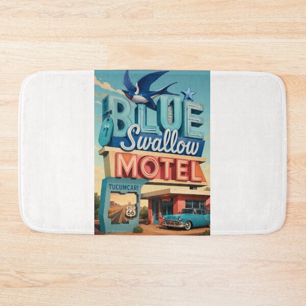 Item preview, Blue Swallow Motel Tucumcari New Mexico Route 66 Landmark designed and sold by Places On Earth.